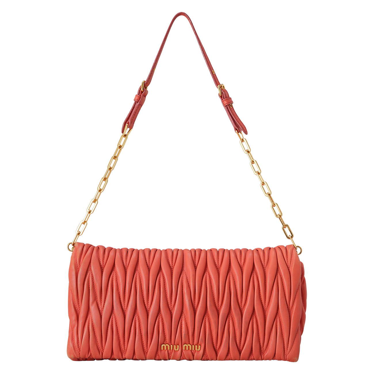 MIU MIU(USED)미우미우 RP345M 마틀라세 클러치 숄더백